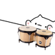 Illustration for article titled The hot new thing is a cat just playing the drums, which is nice